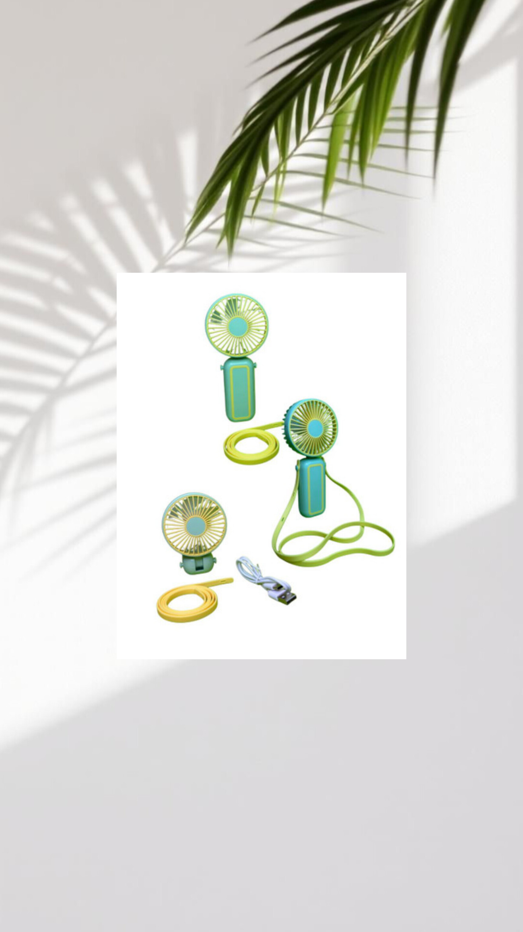 مینی پنکه دستی تاشو با شارژ USB مدل8107