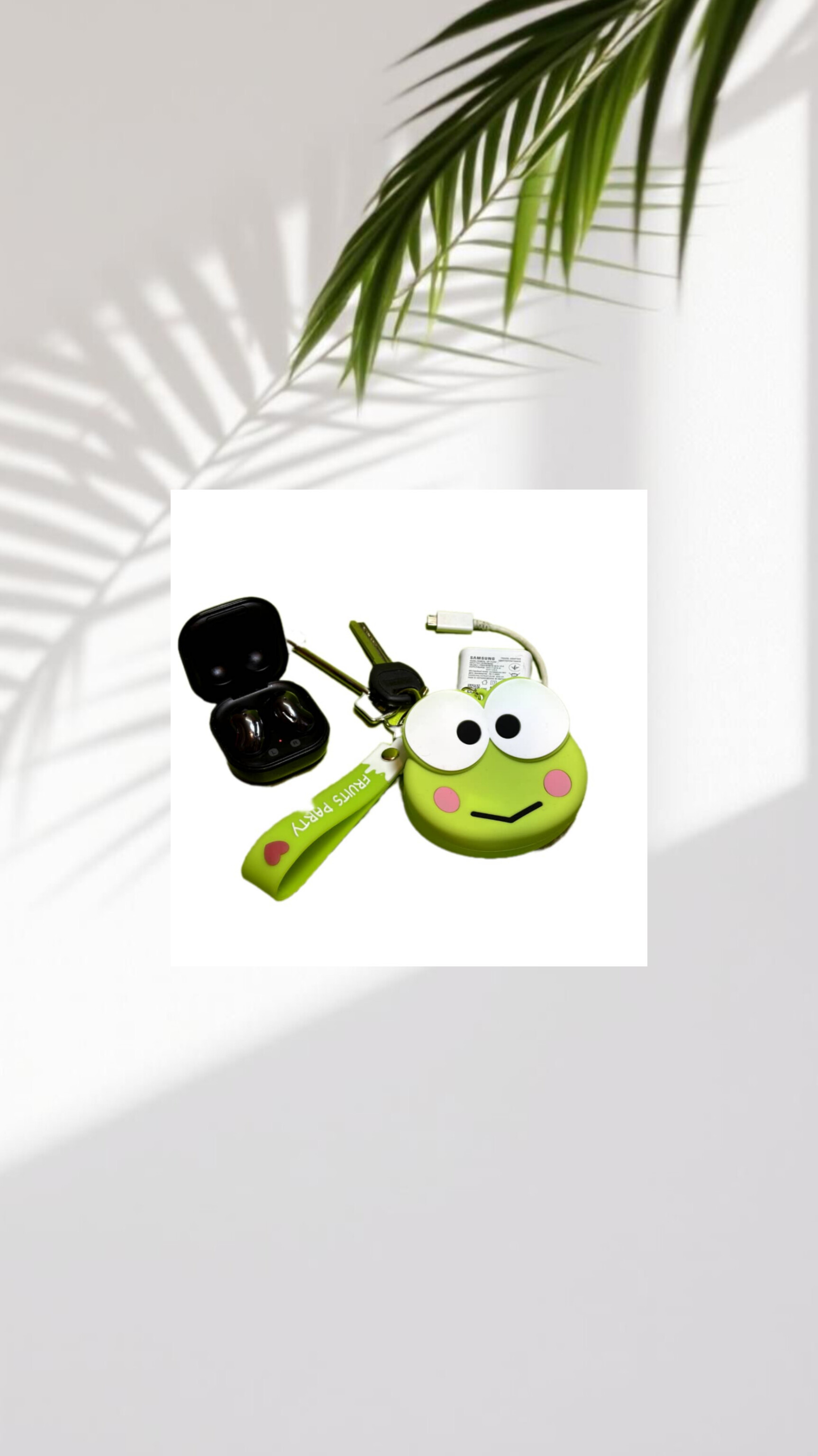 کیف هندزفری وجاکلیدی سلیکونی طرح  قورباغه