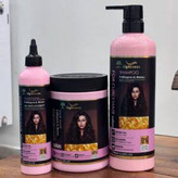 پک 4 عددی موهای فر (شامپو+ماسک داخل حمام + کرم مو خارج از حمام+ موس مو)